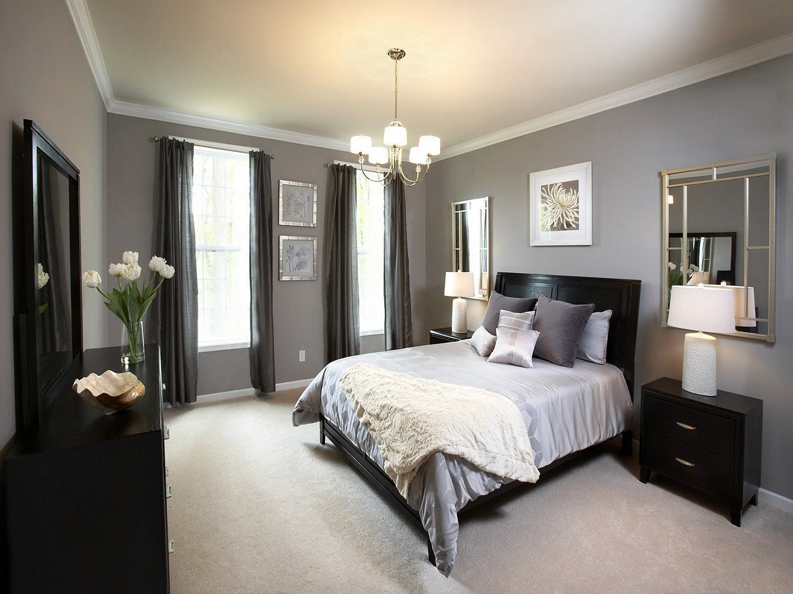 Grey Bedroom Wallpaper