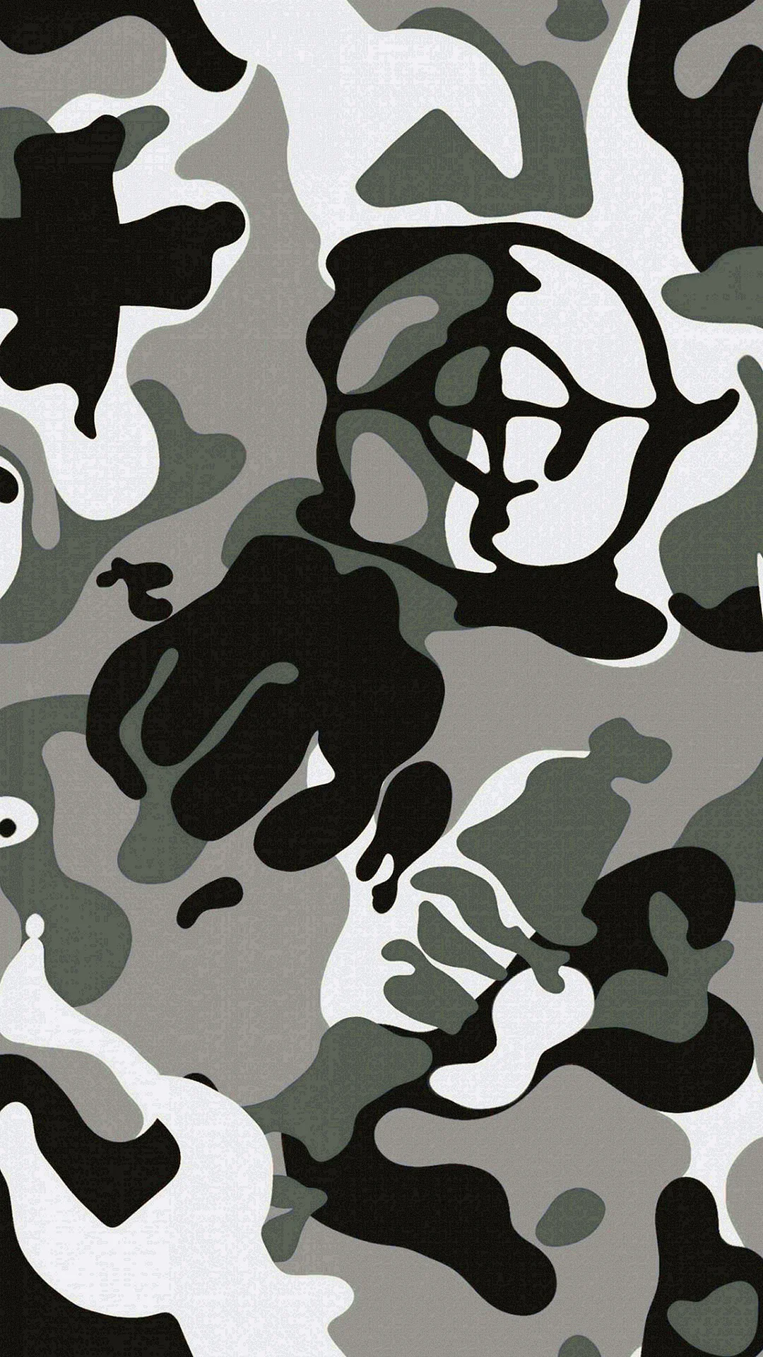 Grey Camo Wallpaper For iPhone