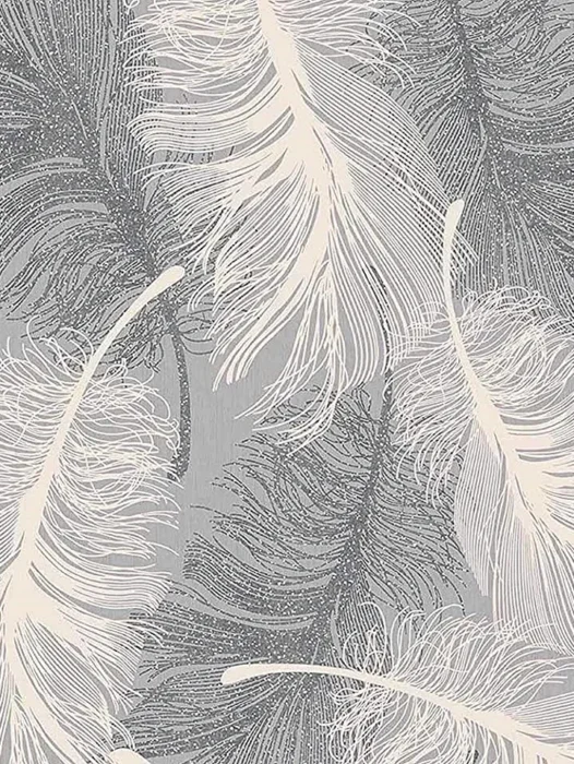 Grey Feather Wallpaper