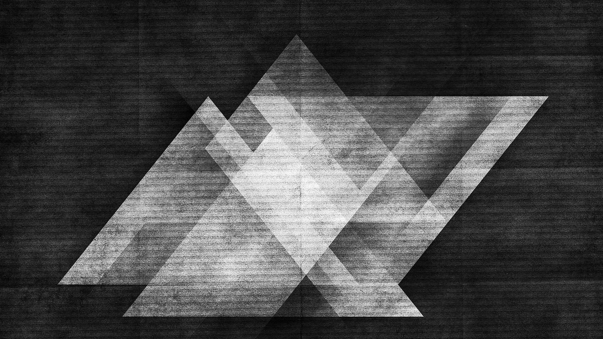 Grey Triangles Wallpaper