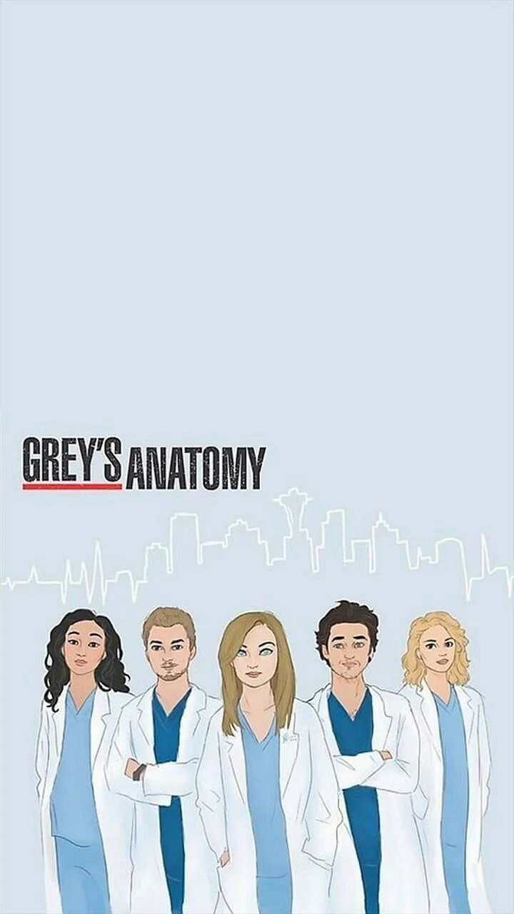 Greys Anatomy Cartoon Wallpaper