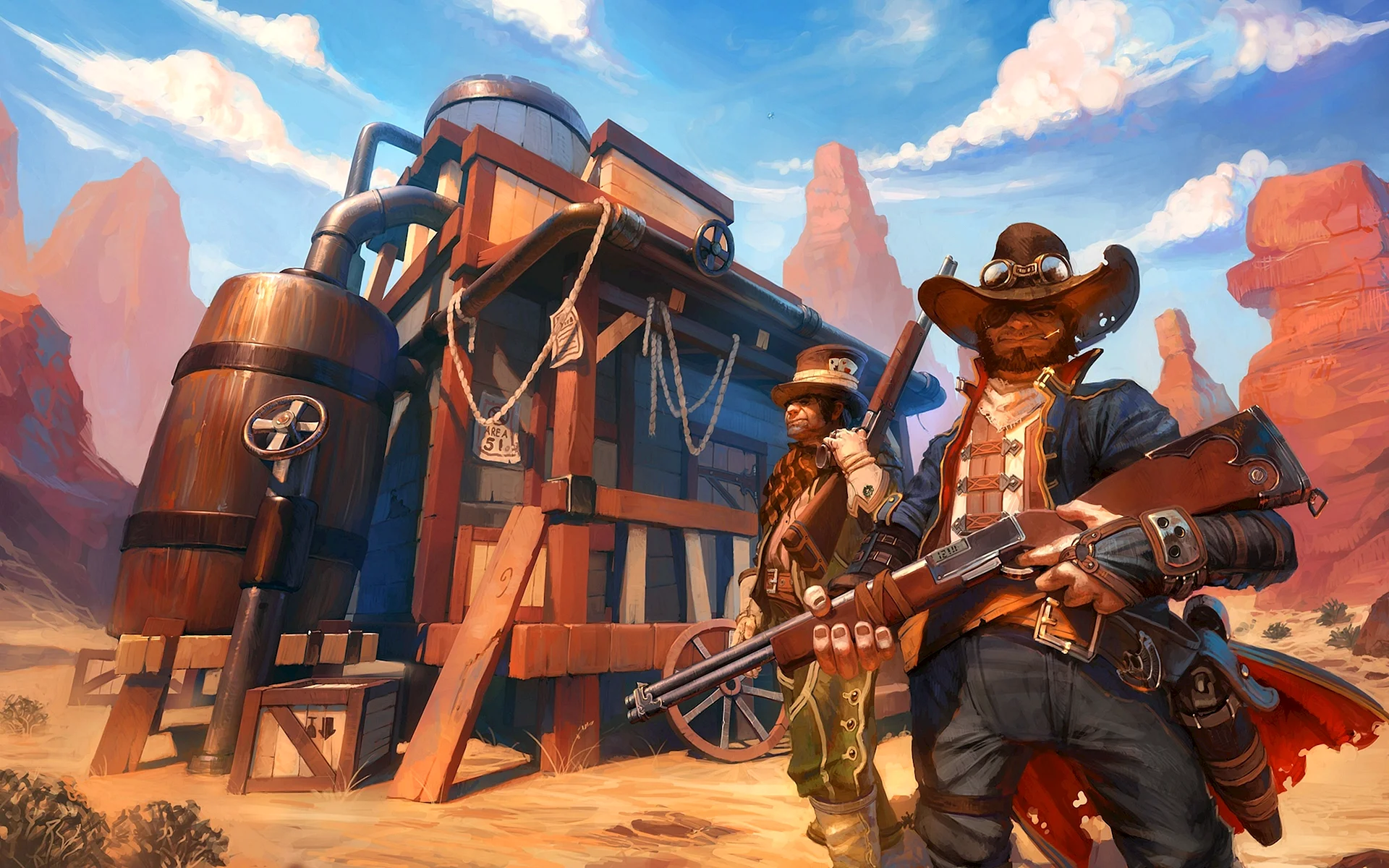 Gunslinger Western Wallpaper