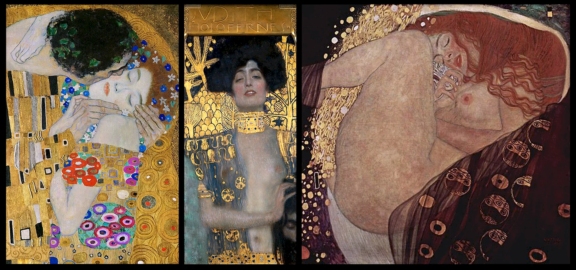 Gustav Klimt Danae Wallpaper