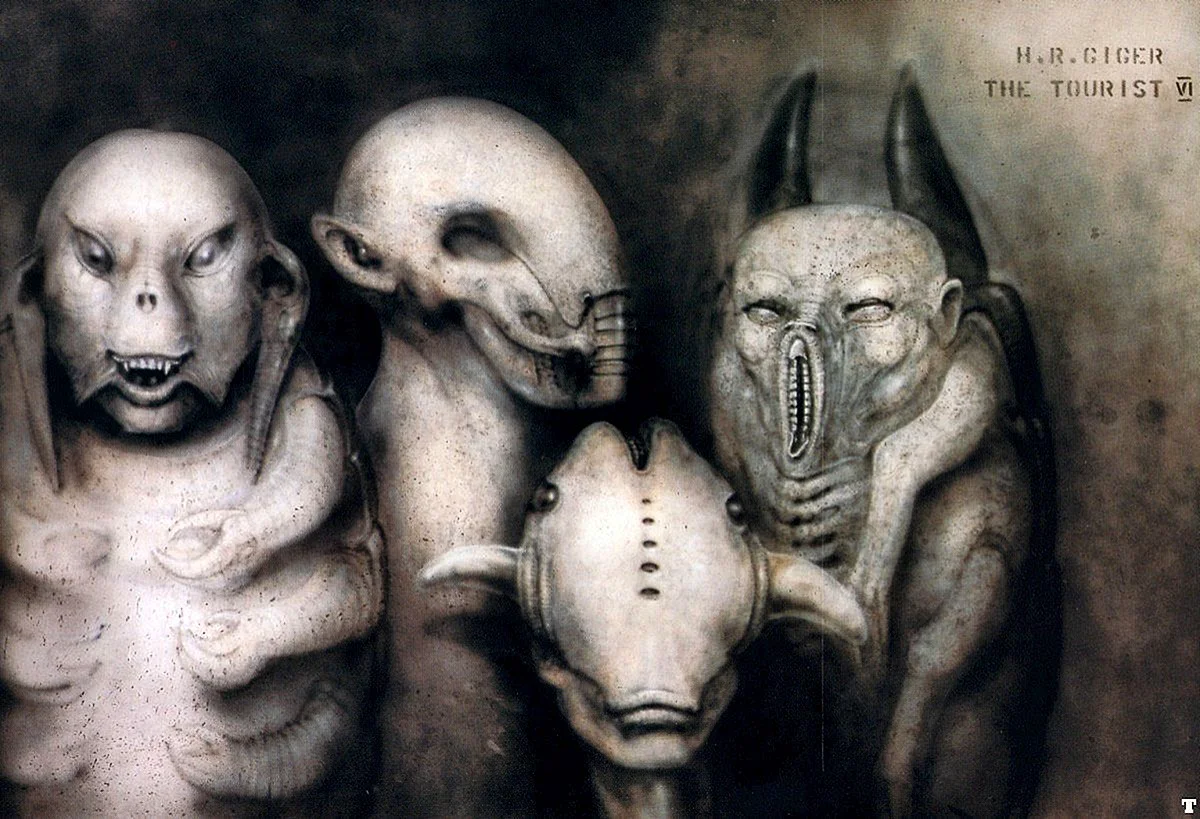 H. R. Giger Alien Art Wallpaper