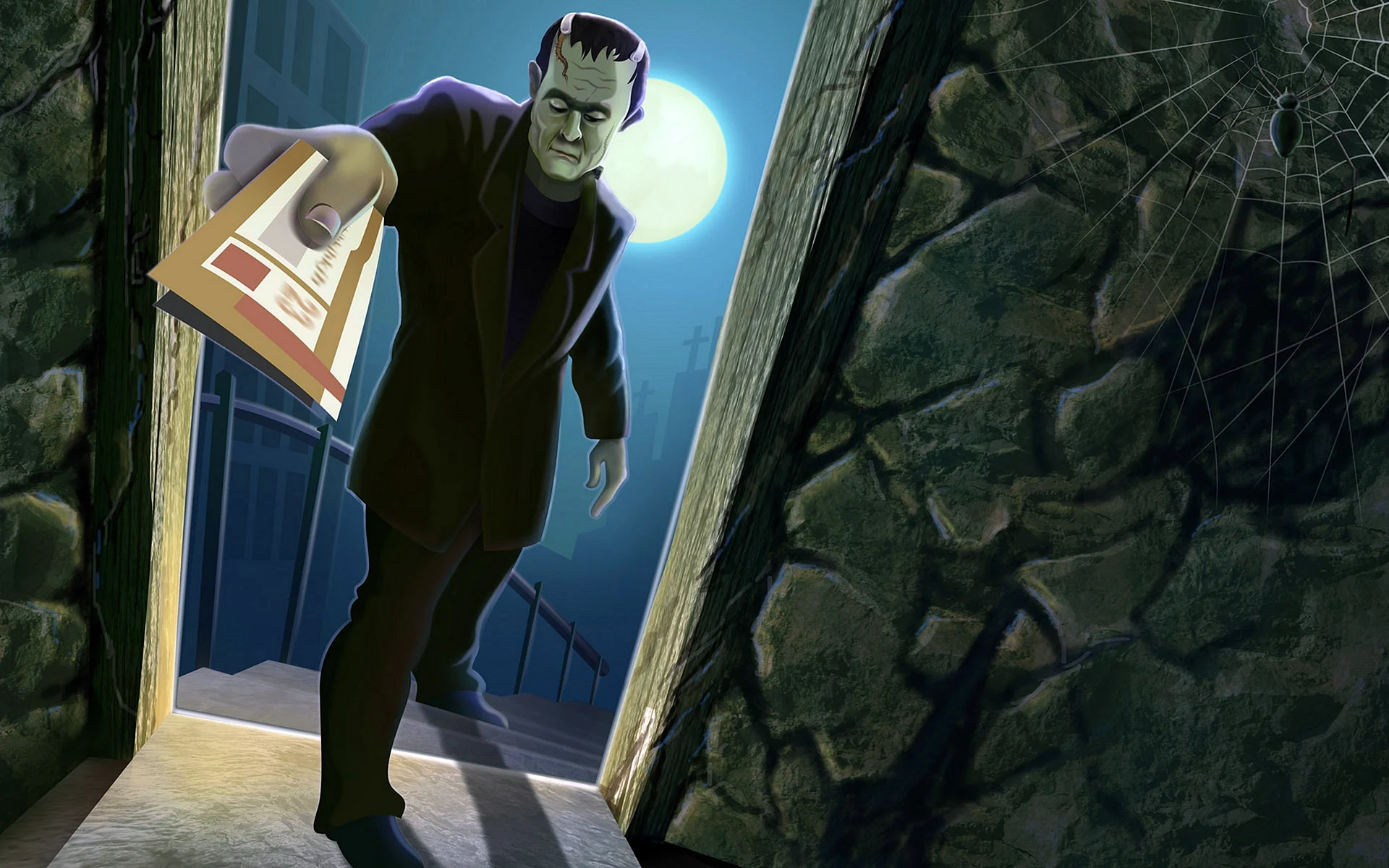 Halloween Frankenstein Backgrounds Wallpaper