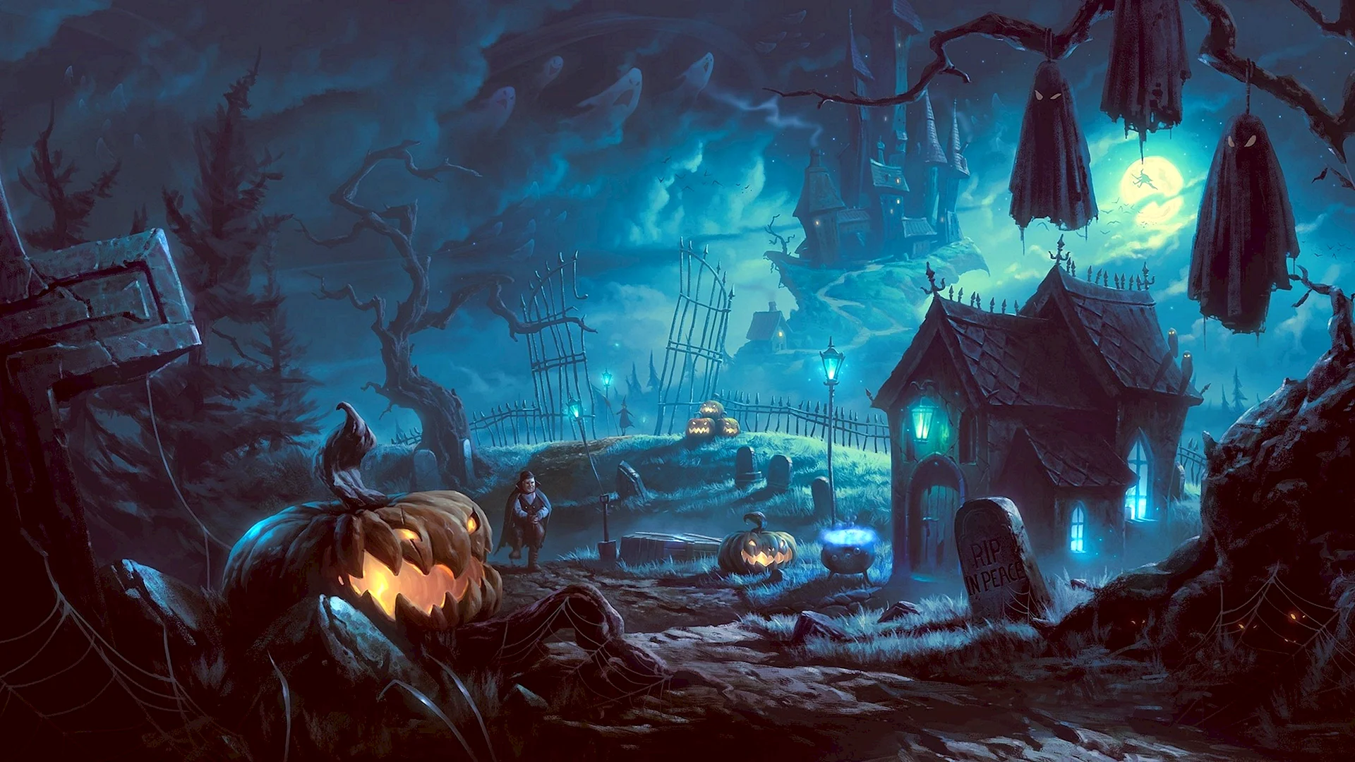 Halloween Horror Background Wallpaper