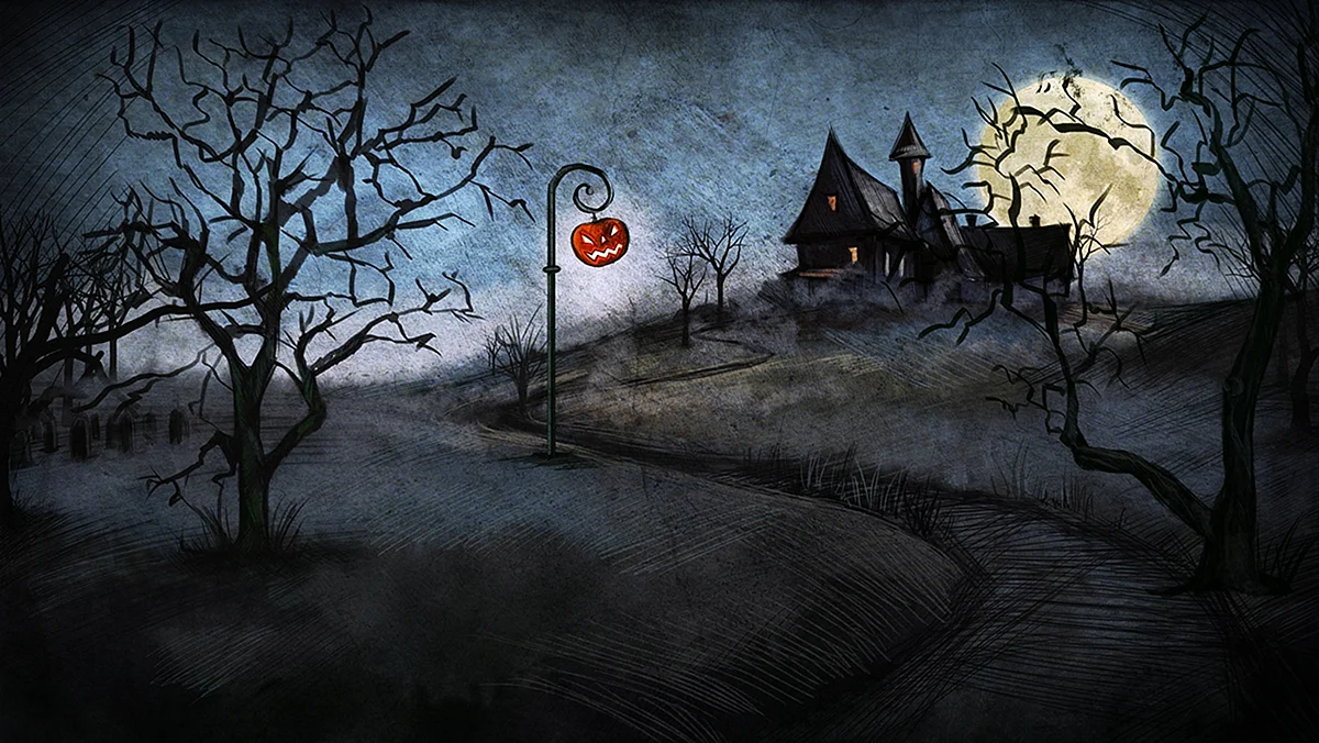 Halloween Landscape Wallpaper