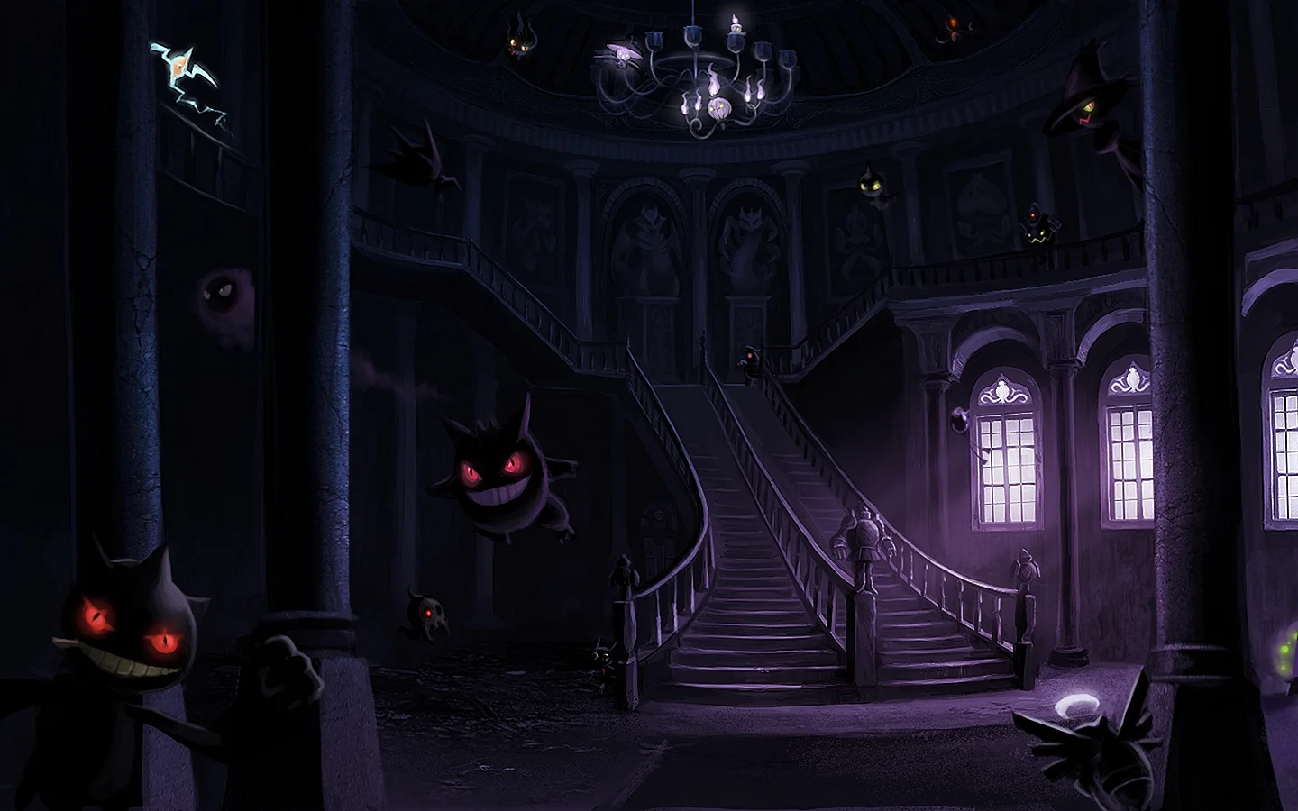 Halloween Mansion Wallpaper