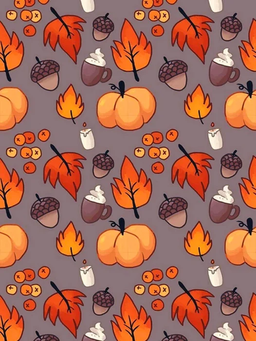 Halloween Pattern Wallpaper For iPhone