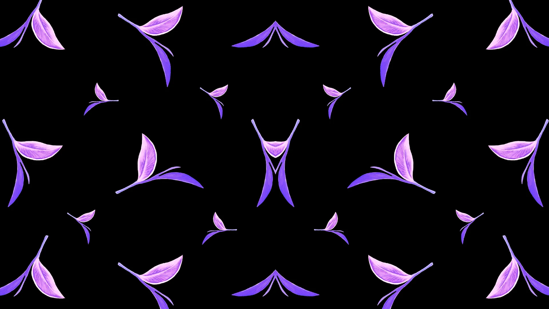 Halloween Purple Pattern Wallpaper