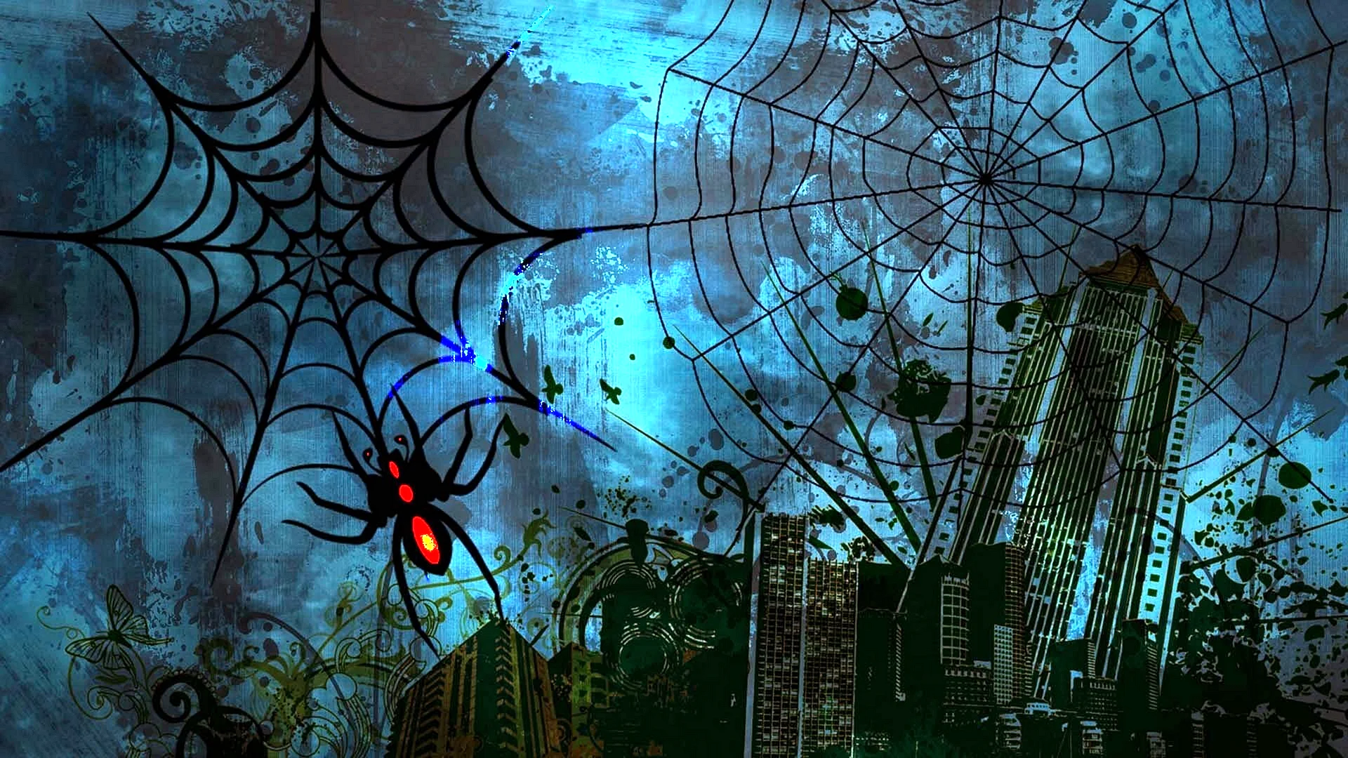 Halloween Spider Wallpaper