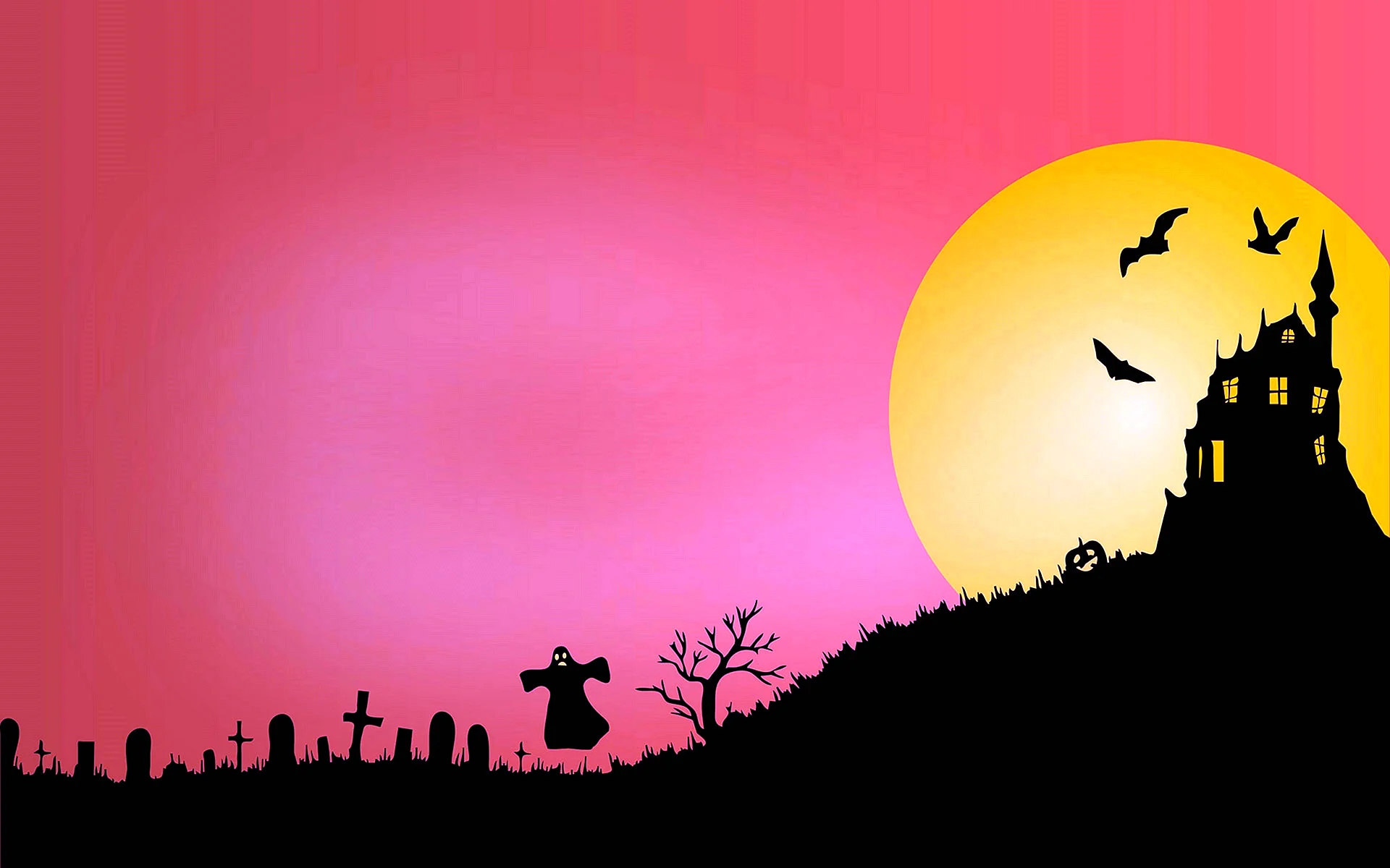 Halloween Town Background Wallpaper