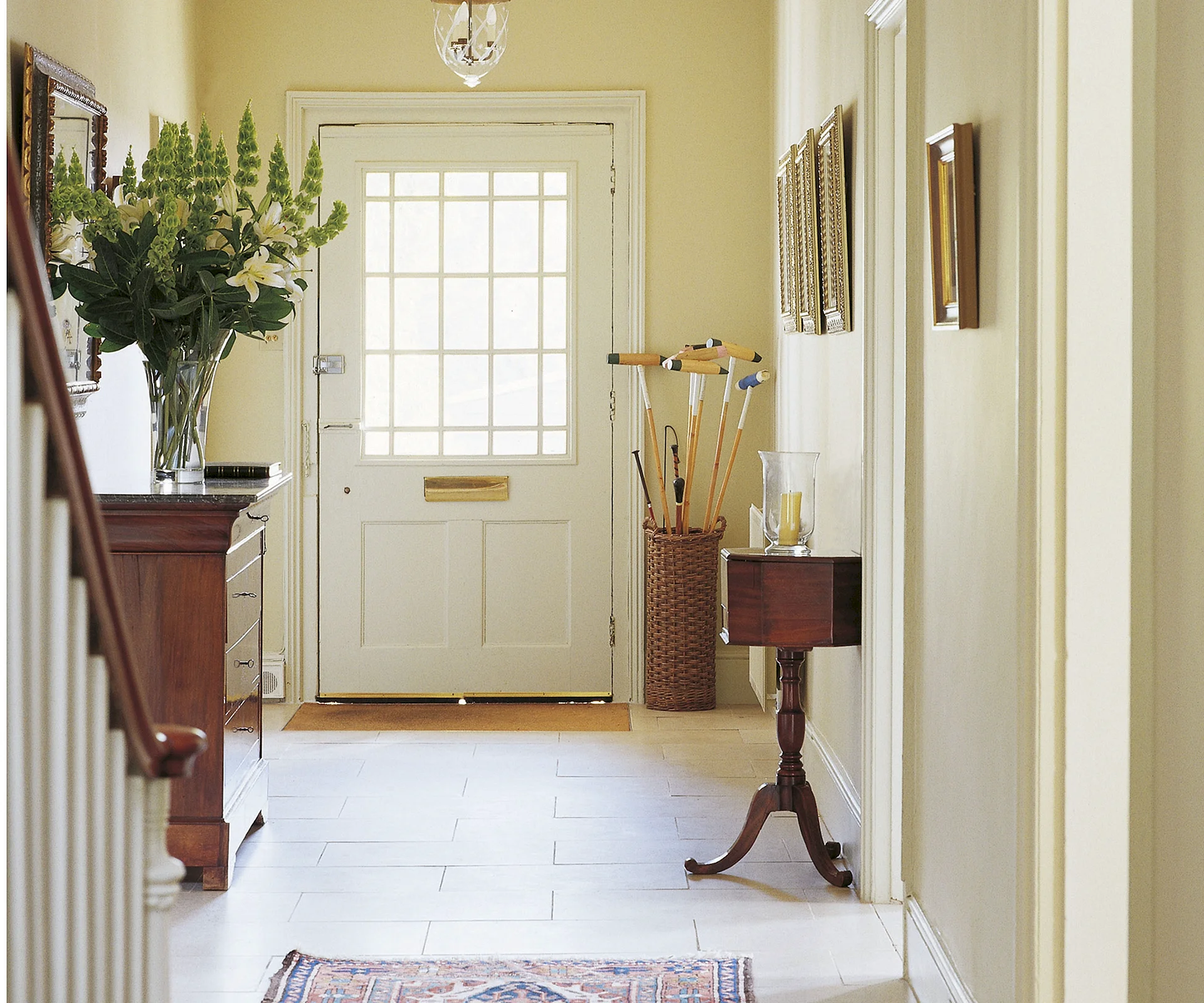 Hallway With Doors Wallpaper