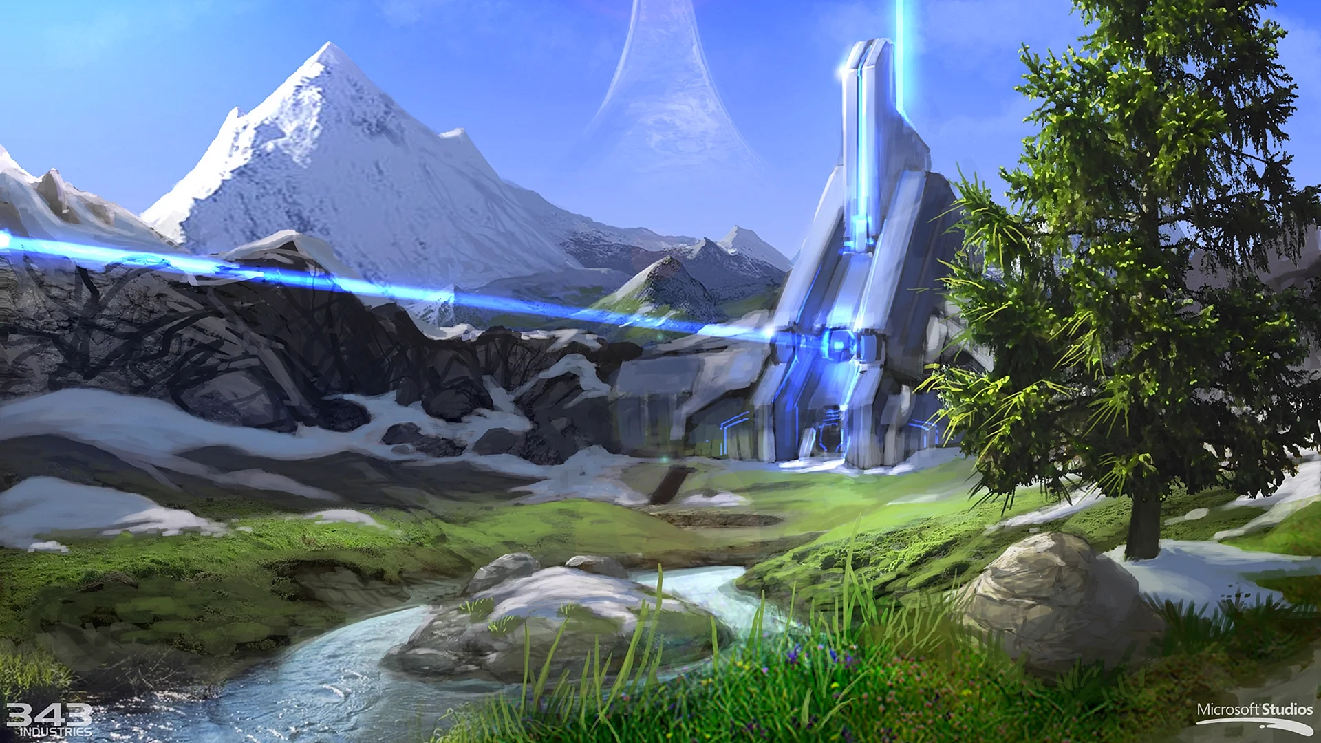 Halo Landscape Wallpaper