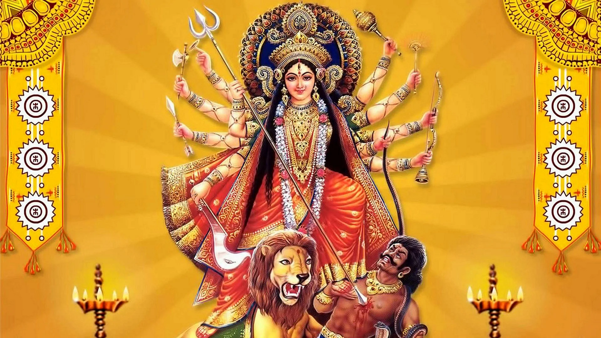 Happy Durga Ashtami Wallpaper