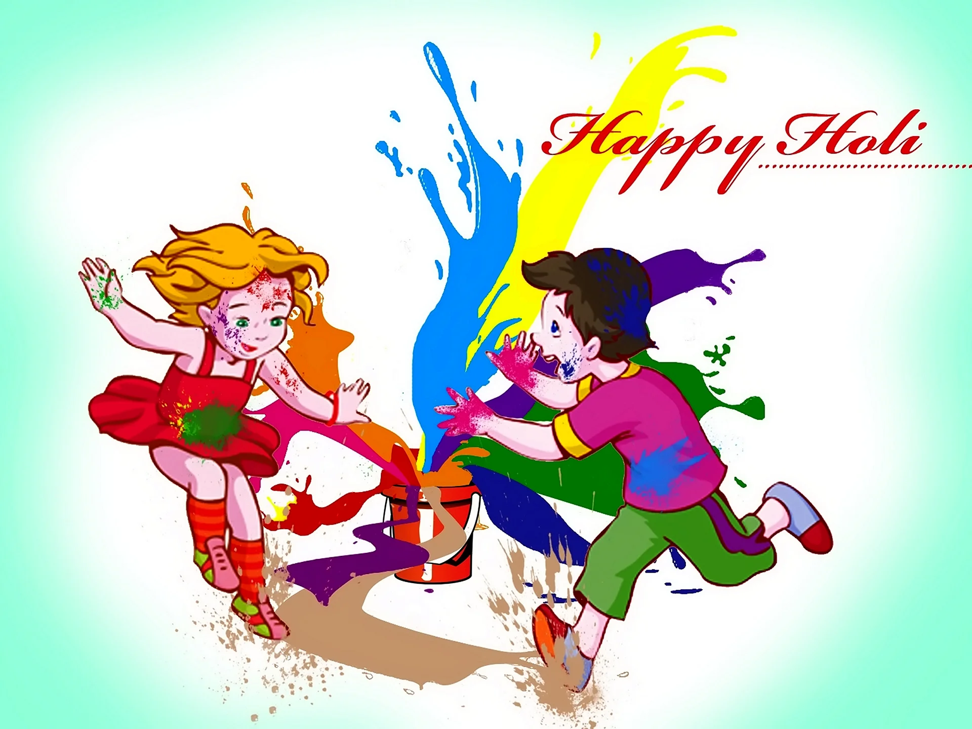 Happy Holi Images Wallpaper