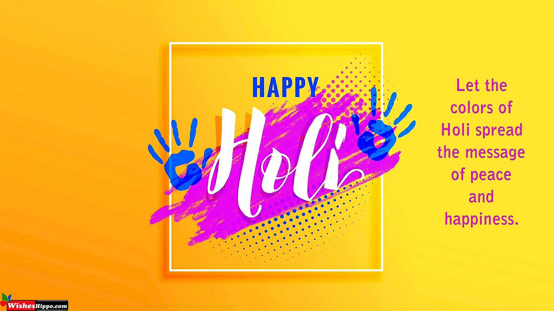 Happy Holi Wishes Wallpaper