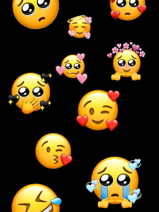 Happy Sad Emoji Wallpaper For iPhone