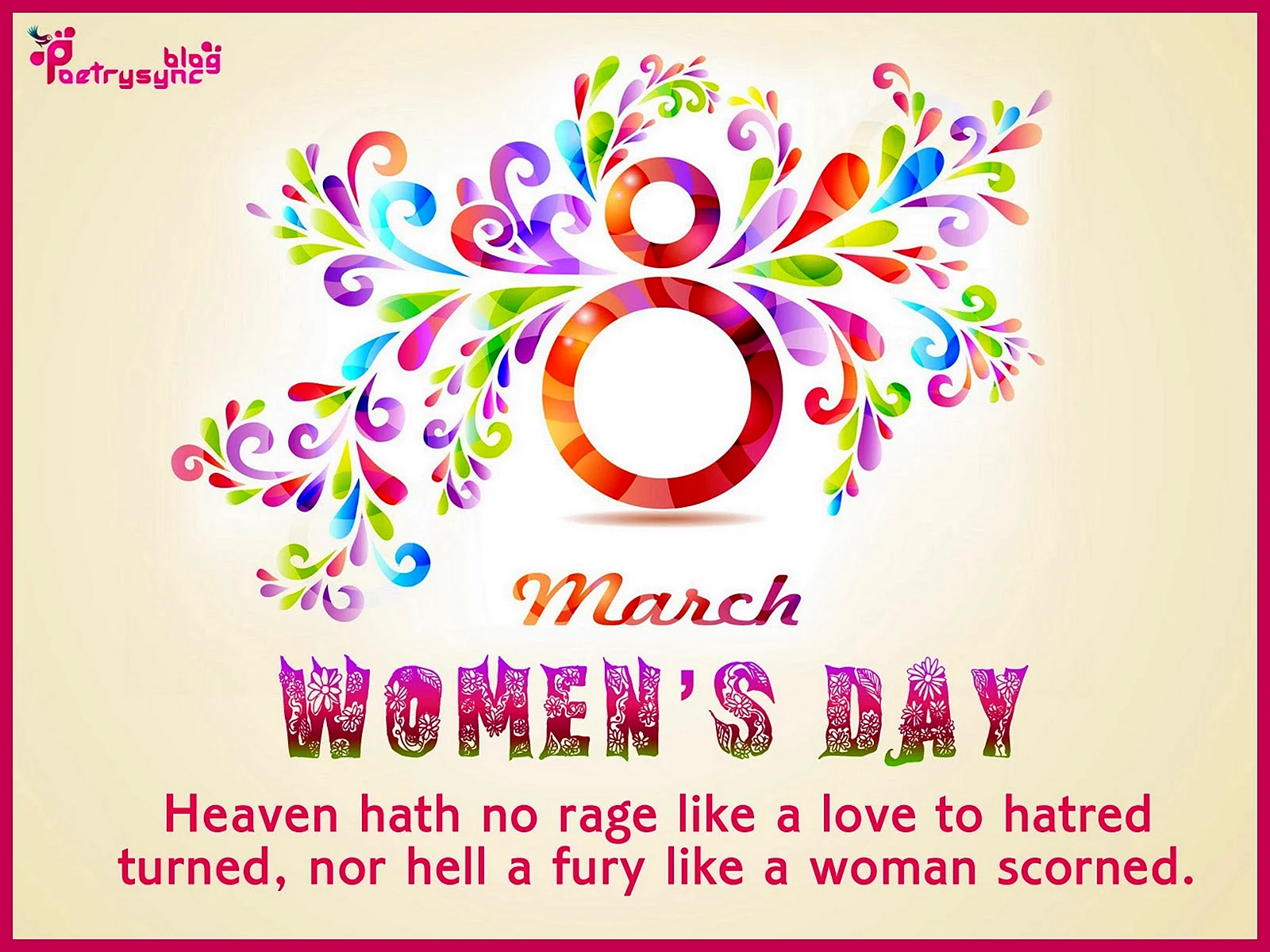 Happy Womens Day 8 March Wallpaper