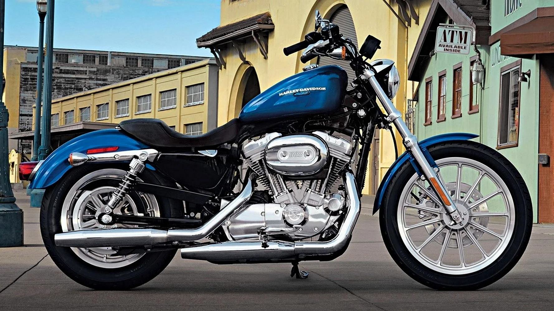 Harley Davidson 883 4k Wallpaper