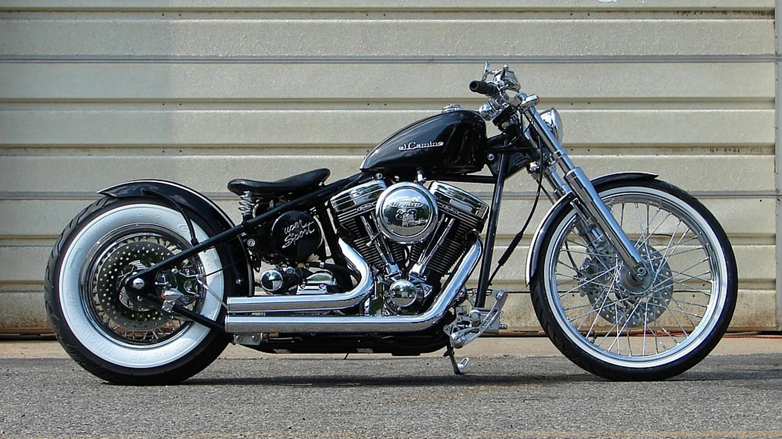 Harley Davidson Custom Hardtail Wallpaper