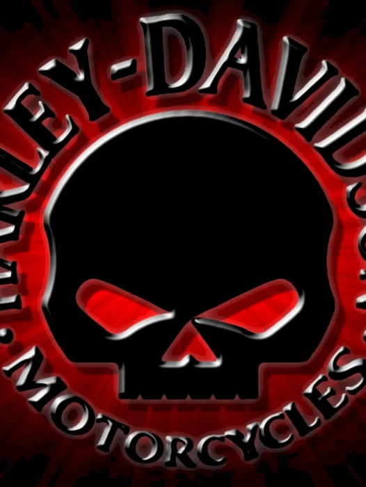 Harley Davidson Logo Skull Wallpaper
