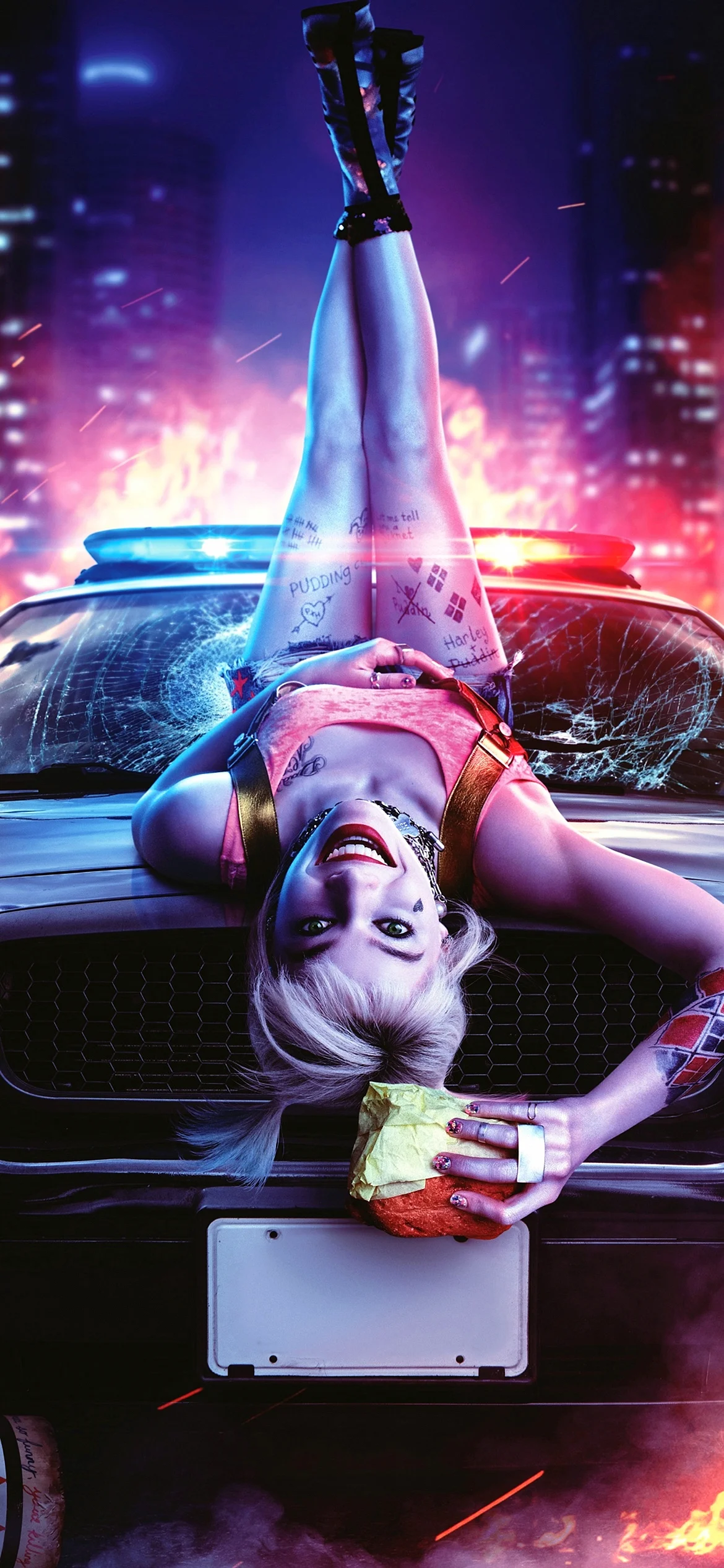 Harley Quinn Poster Wallpaper for iPhone 12 Pro
