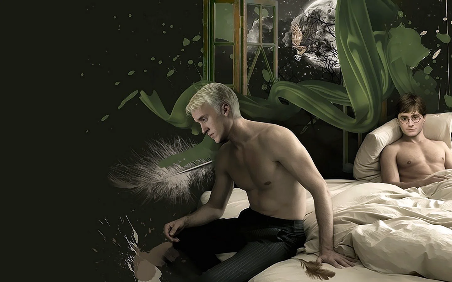 Harry Potter Draco Malfoy Gay Wallpaper