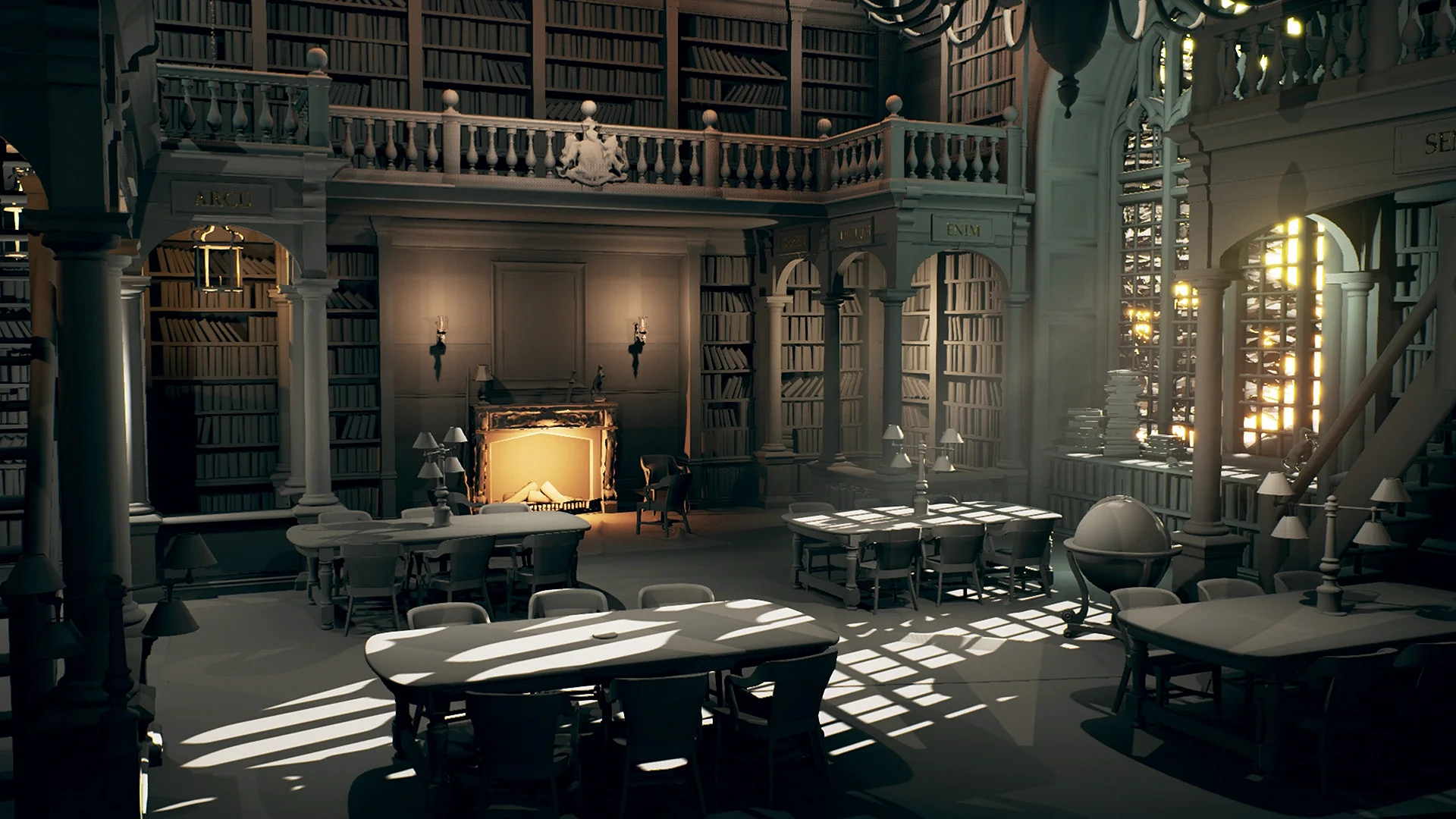 Harry Potter Library Wallpaper