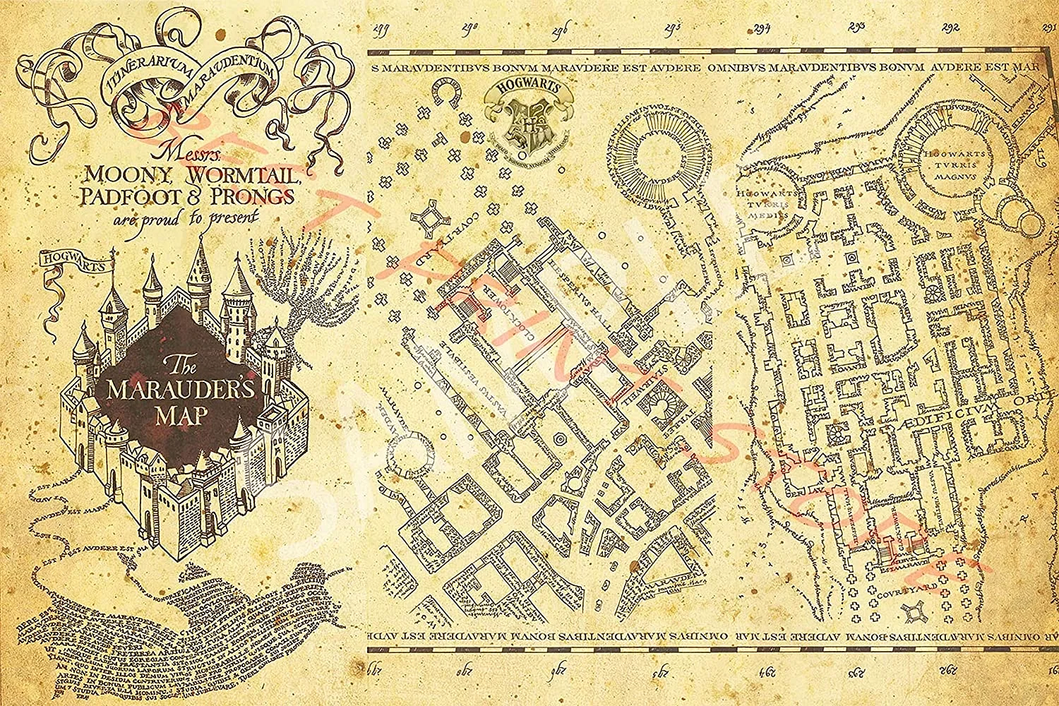 Harry Potter Marauders Map Wallpaper