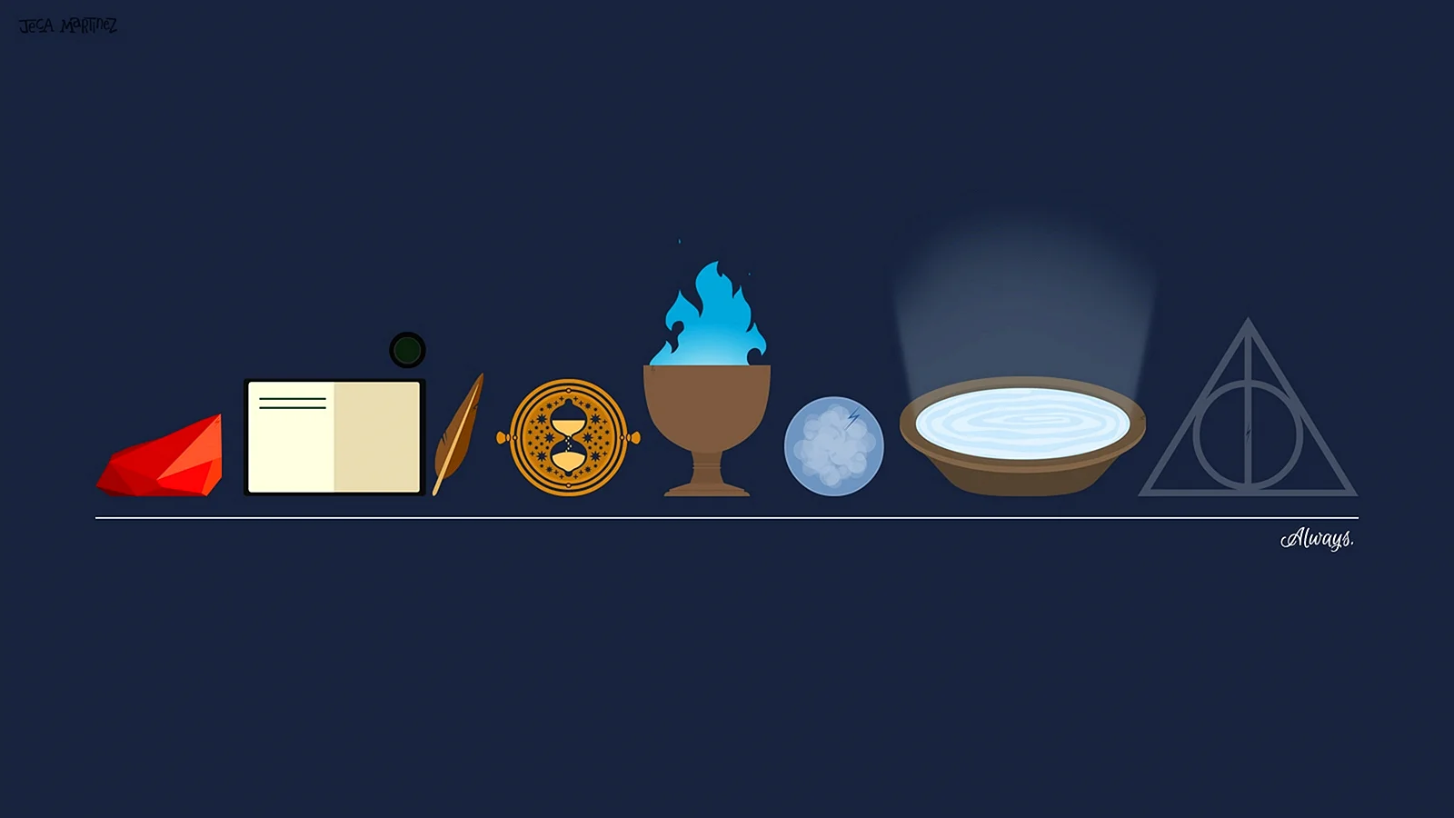 Harry Potter Minimalist Wallpaper