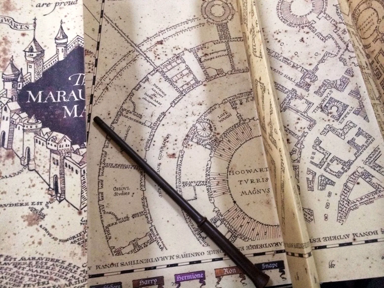 Harry Potter Wizarding World Marauders Map Wallpaper