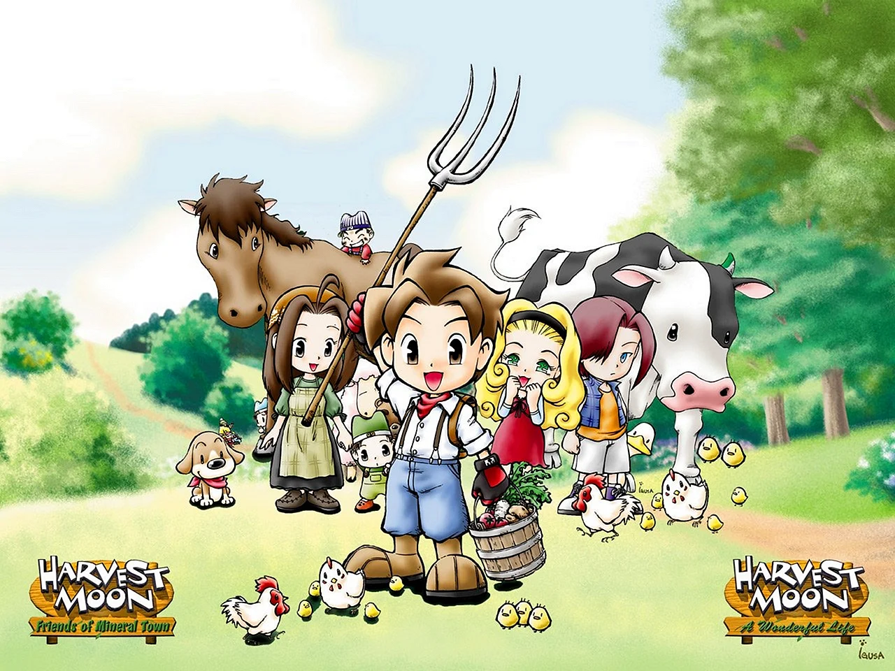 Harvest Moon Friend Of Mineral Town Wallpaper