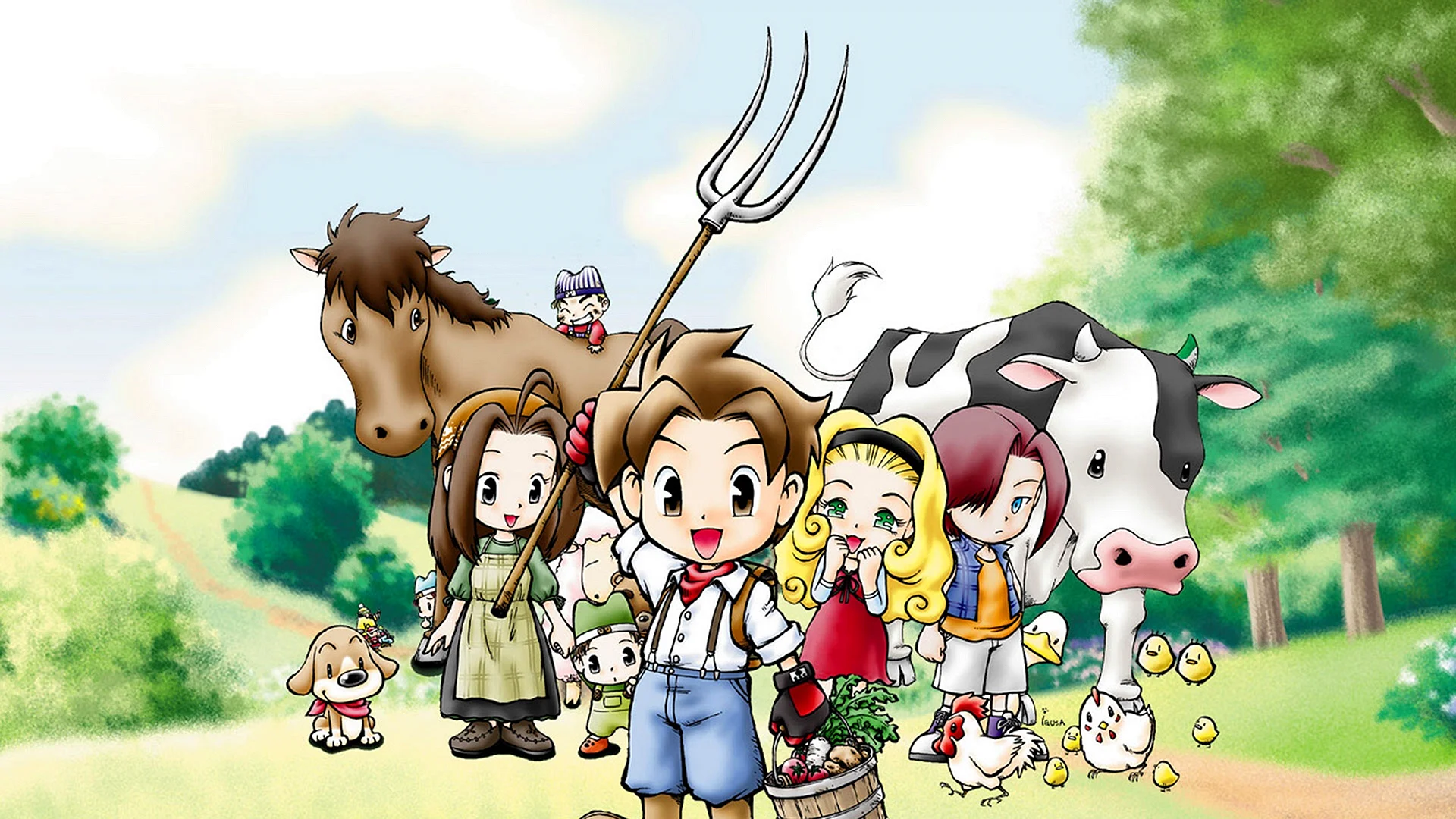 Harvest Moon Friend Of Mineral Town Wallpaper