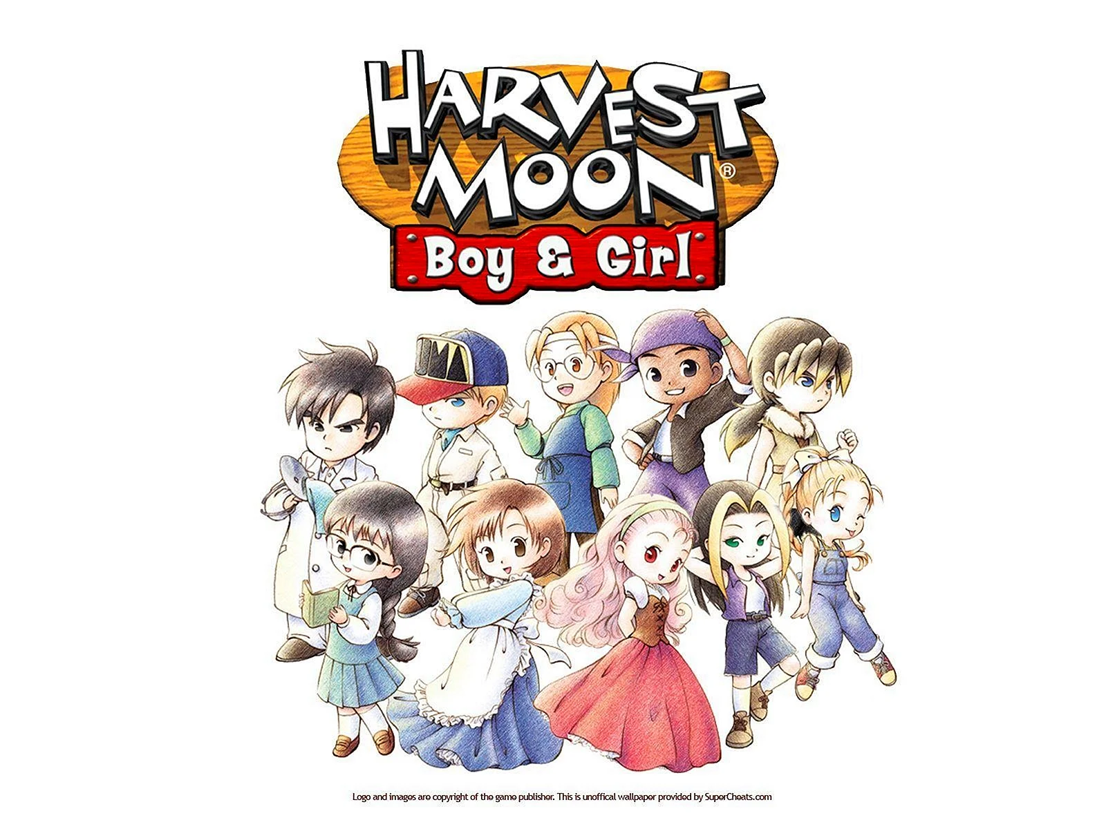 Harvest Moon Logo Wallpaper