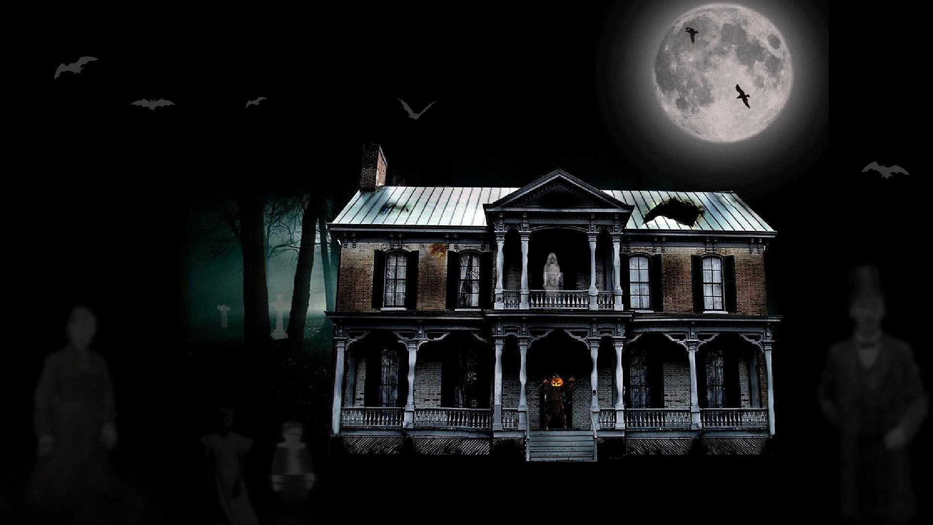 Haunted House Wallpaper