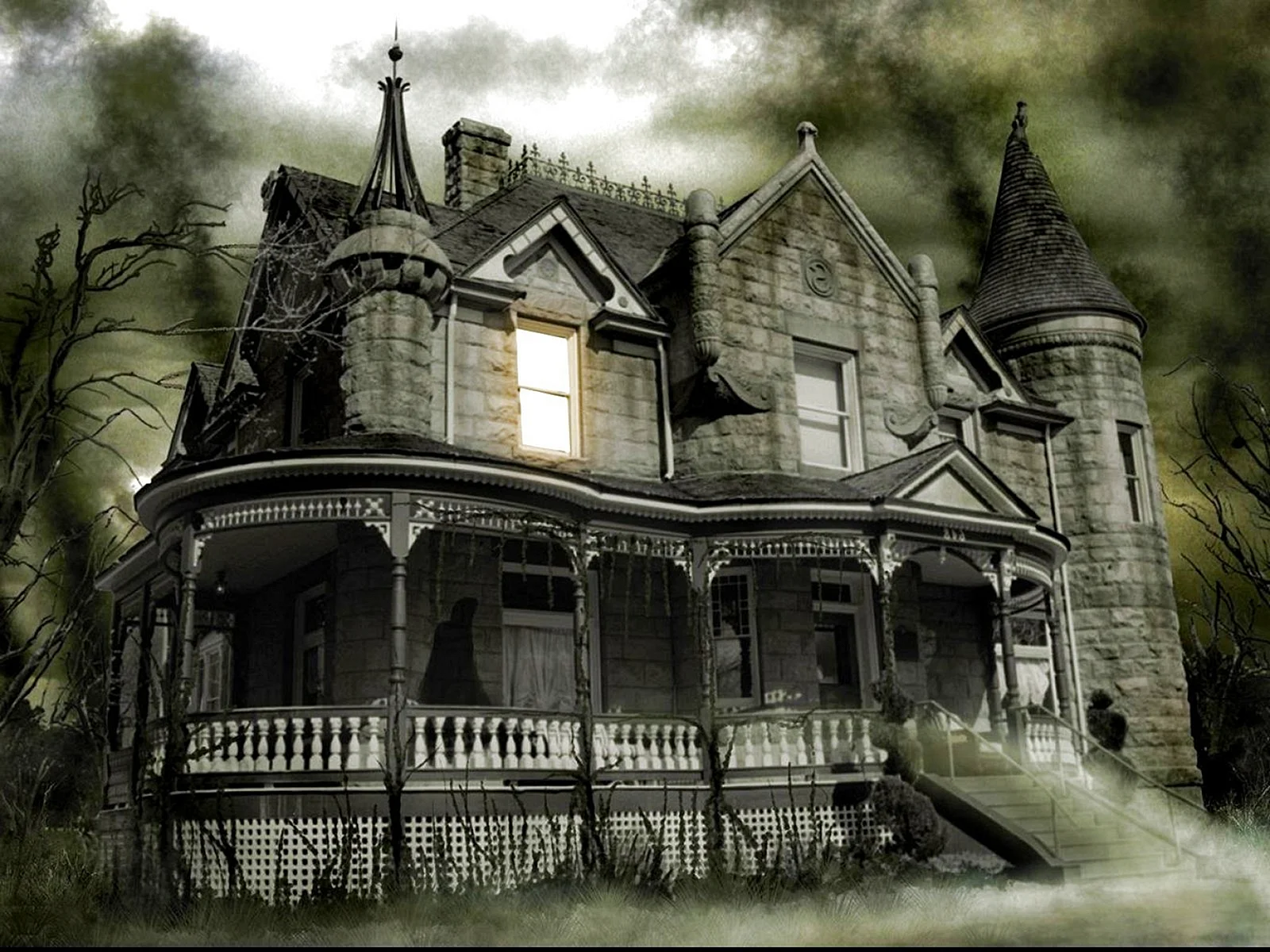 Haunted House Wallpaper