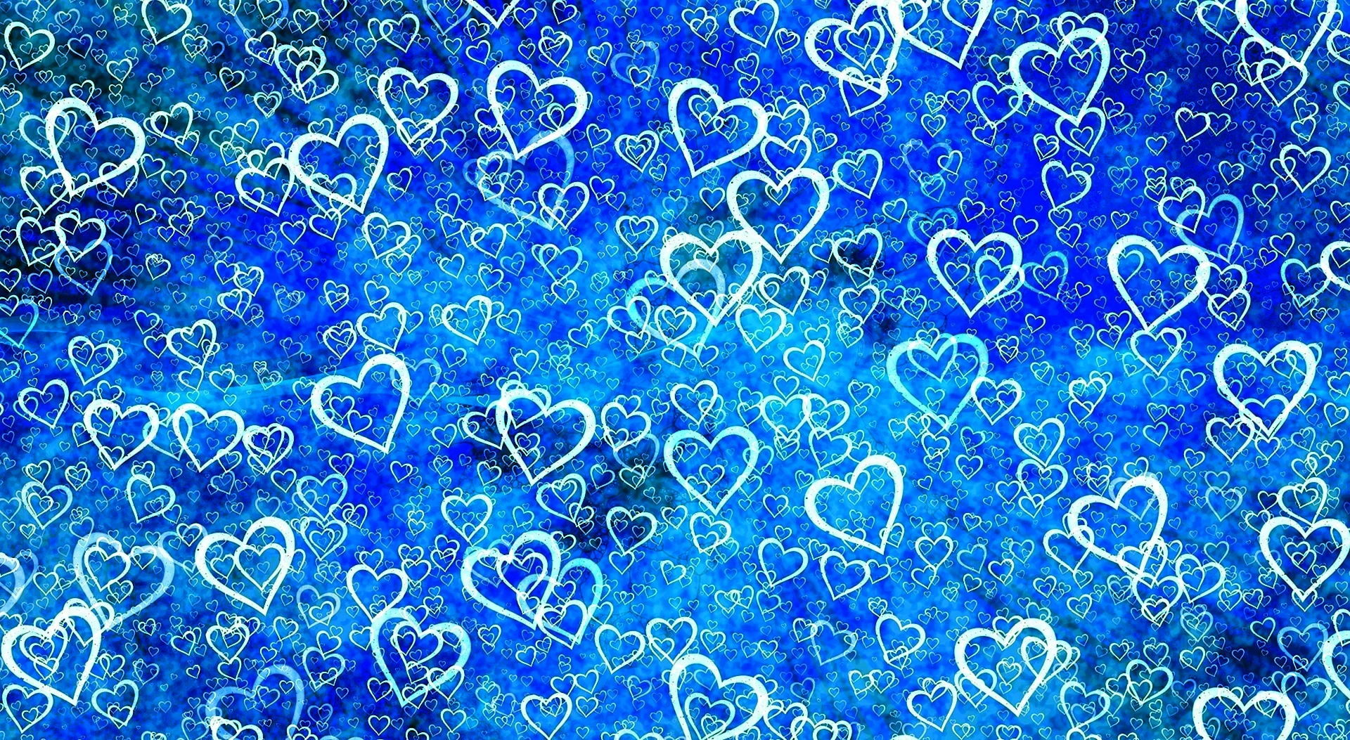 Heart Blue Wallpaper