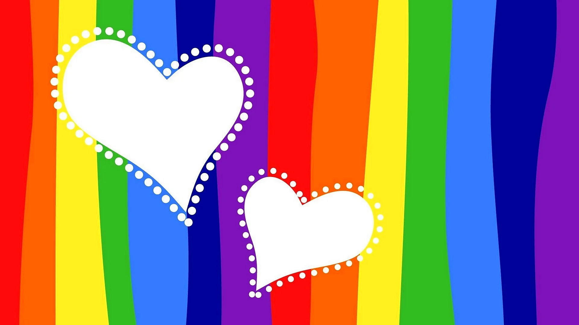 Heart Colorful Wallpaper