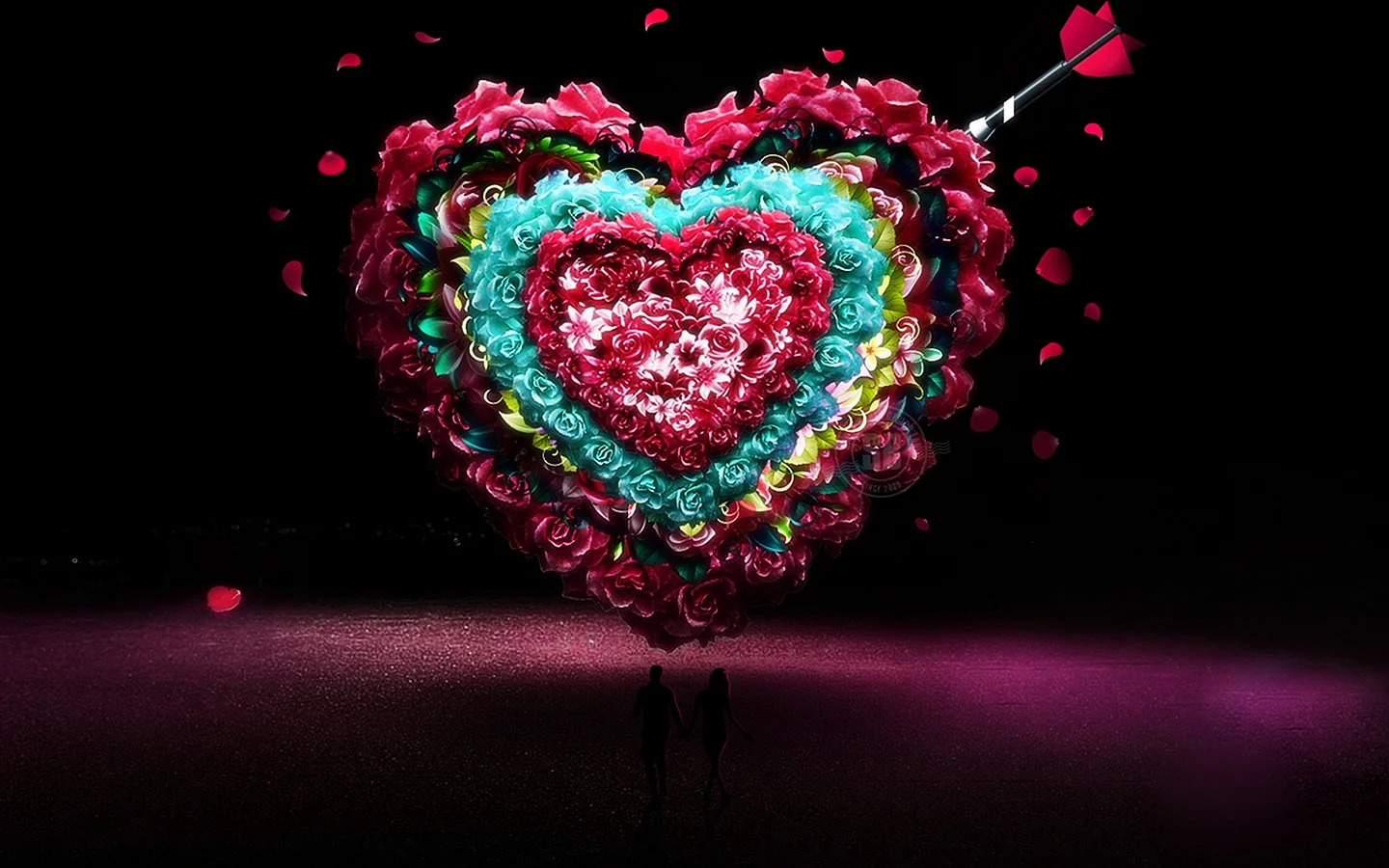 Heart Creative Wallpaper