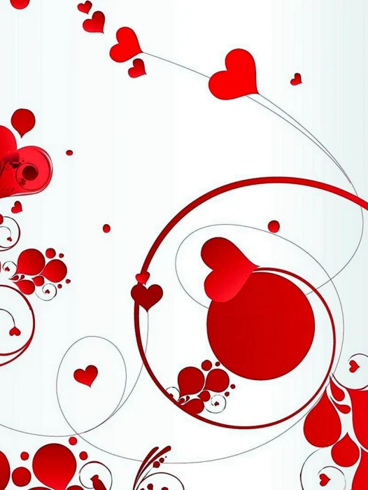 Heart Romantic Background Wallpaper