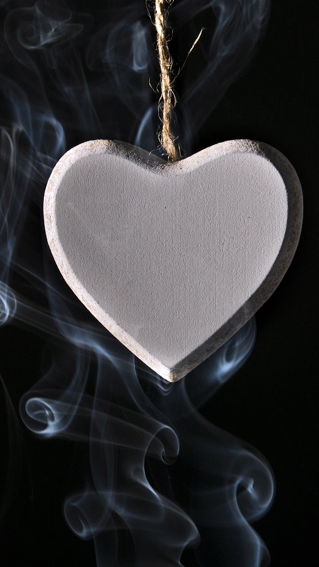 Heart Smoke Wallpaper For iPhone