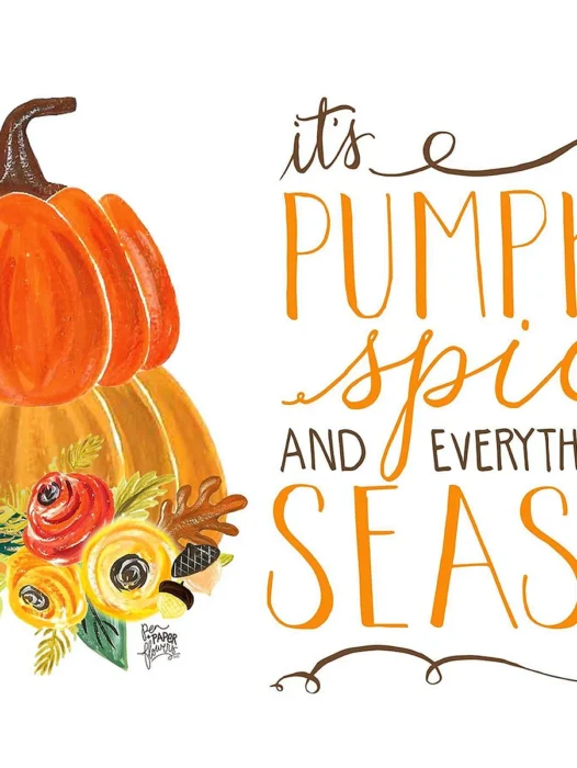 Hello Autumn Pumpkins Wallpaper