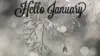 Hello January Wallpaper For iPhone