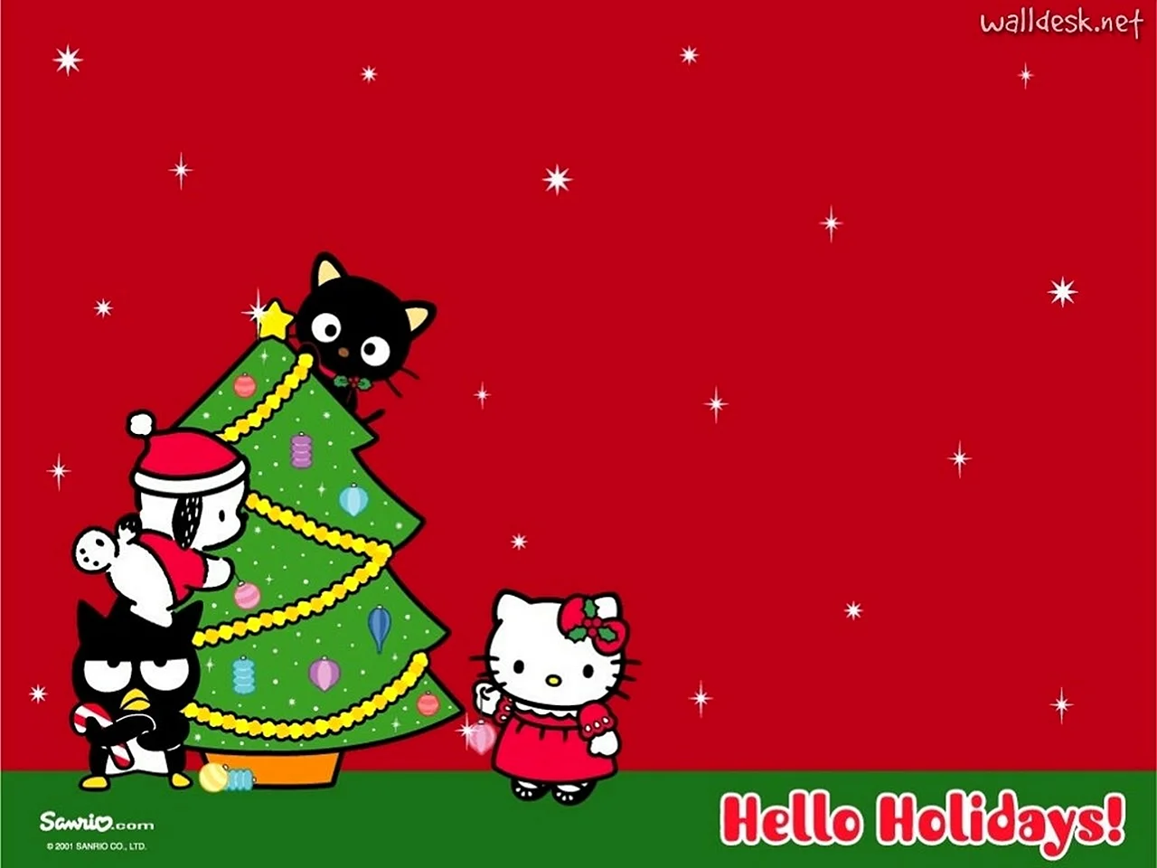 Hello Kitty Christmas Wallpaper