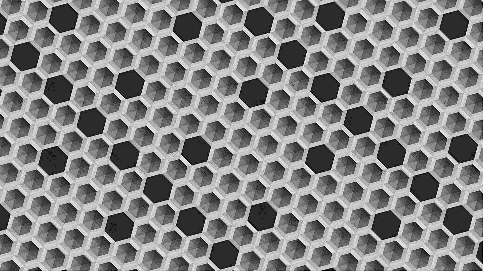 Hexagon 3D Texture Wallpaper