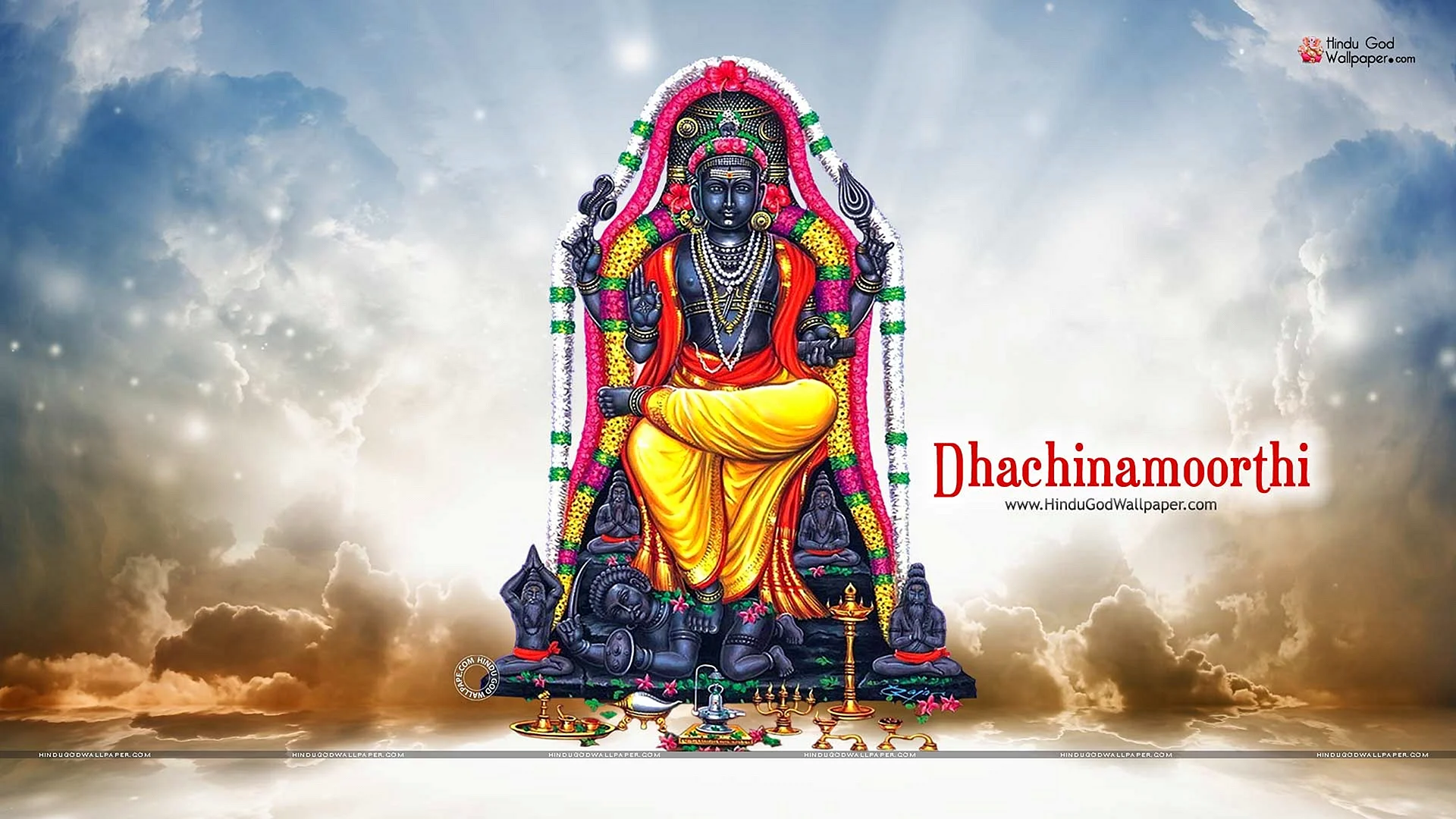 Hindu God Dhachinamoorthi Wallpaper