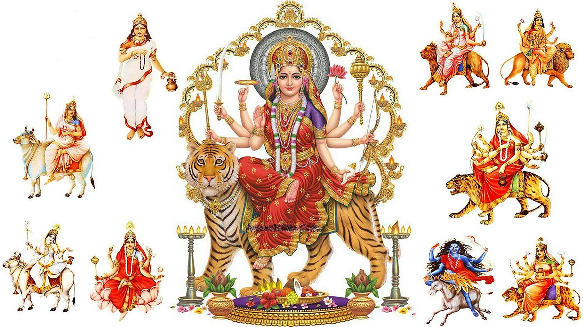 Hindu God Navaratri Wallpaper