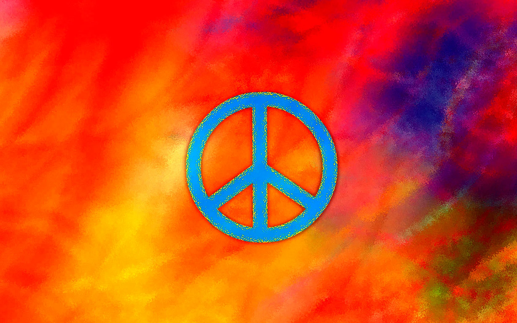 Hippie Peace Background Wallpaper