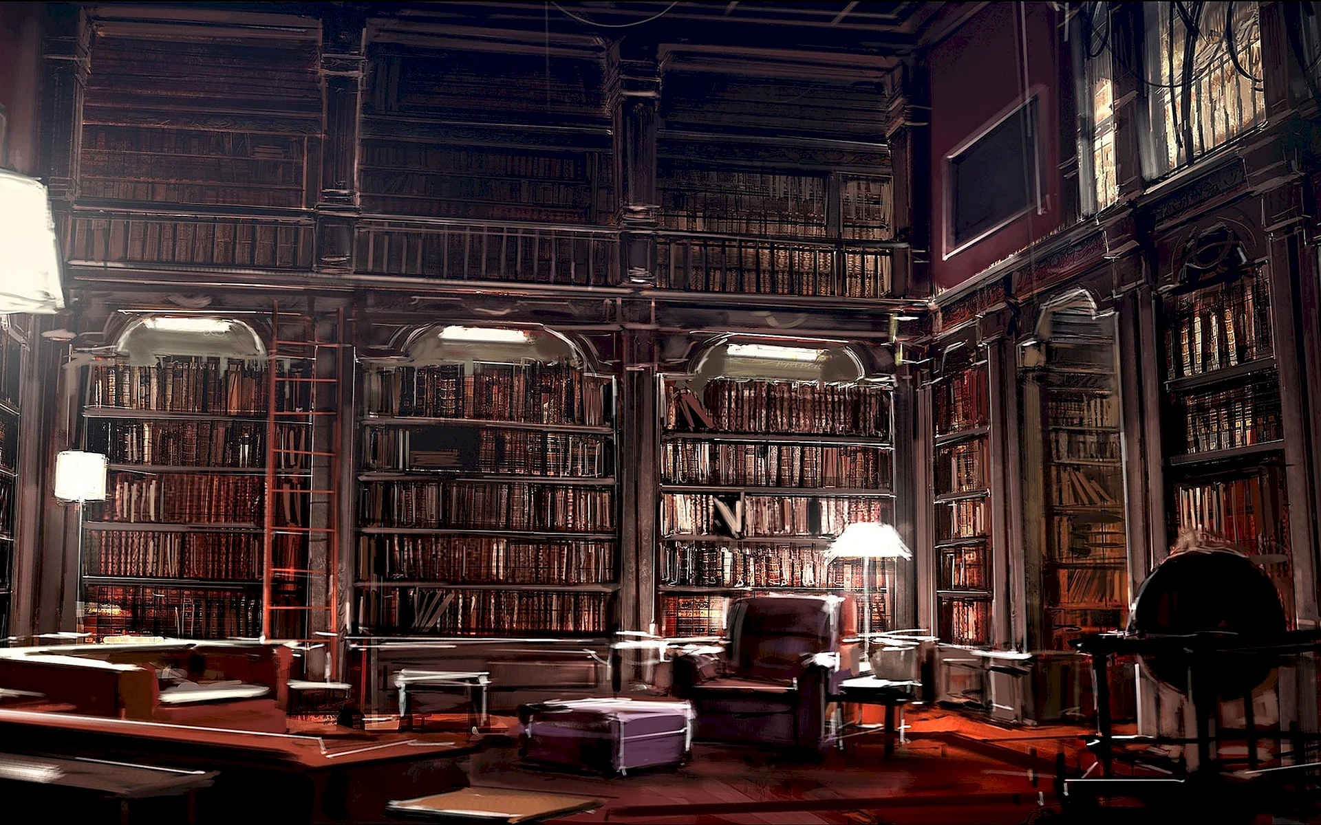 Hogwarts Library Wallpaper